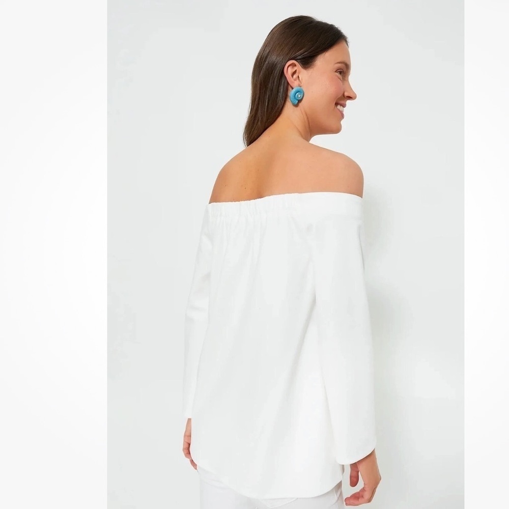 Tuckernuck White Miranda Off The Shoulder Blouse Xs View 5